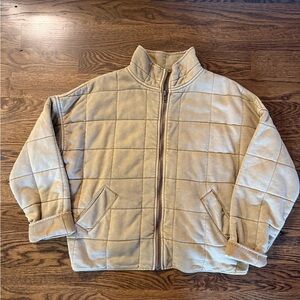 Neutral Quilted Jacket